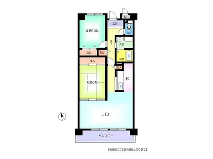 兵庫県宝塚市清荒神1丁目【マンション】の間取り