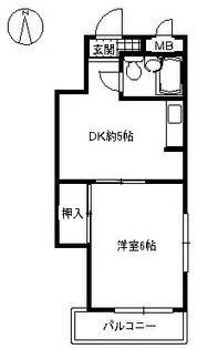 フレール千里【3階】の間取り