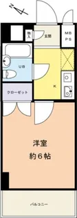 セザール名古屋【7階】の間取り
