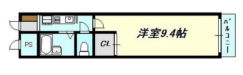 朝日プラザ小倉片野Ⅱ【604号室】の間取り