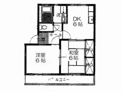 キャッスルNODA B棟【B-102号室】の間取り