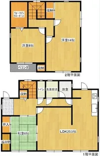福岡県北九州市小倉南区守恒4丁目【一戸建】の間取り