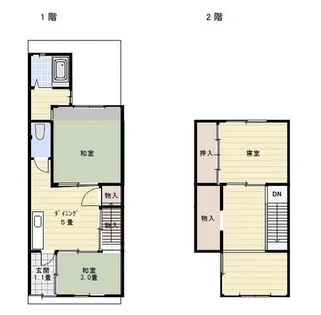 京都府京都市上京区信濃町【一戸建】の間取り