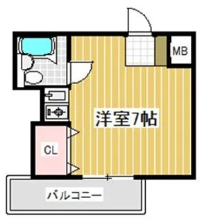 塚本ハイツ【3階】の間取り