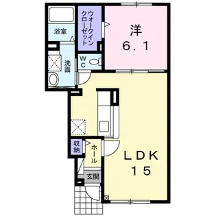 コルジャ【102号室】の間取り