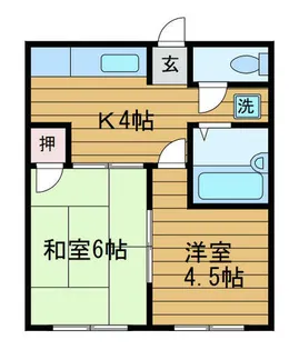 オプス正雀【3階】の間取り