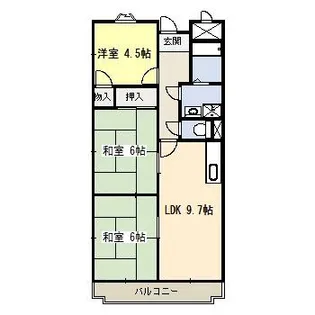 兵庫県神戸市西区南別府1丁目【マンション】の間取り
