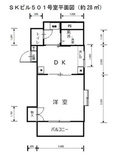 SKビル【5階】の間取り