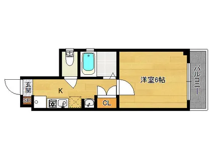 グッピーハイツ【4階】の間取り