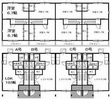 マーベラス【A号室】の間取り