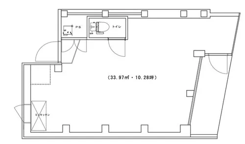 KAWARAMACHI PLACE【402号室】の間取り