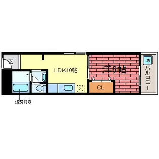 市川マンション【3階】の間取り