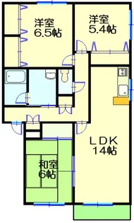 シーサー【202号室】の間取り