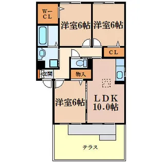 アゼリア【2階】の間取り