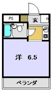 日の出アルーム【303号室】の間取り