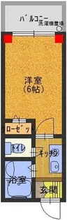 カーサ大和田【2D号室】の間取り