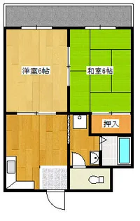 ユーフォリア【302号室】の間取り