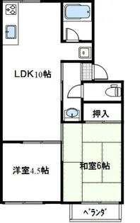 メゾンゆう【101号室】の間取り