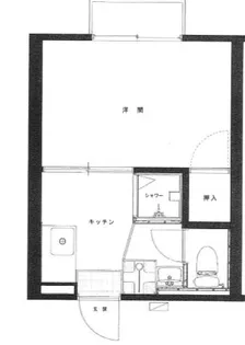 ジュネス鳩岡【105号室】の間取り