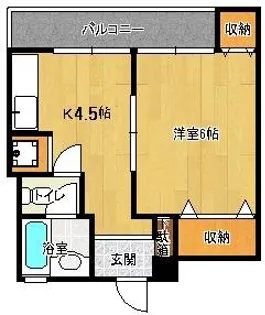 瑞穂ハイツ【302号室】の間取り