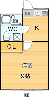 ウイングコート花田壱番館【1階】の間取り