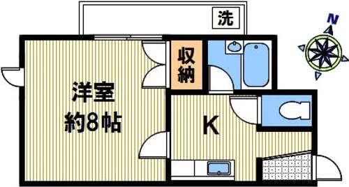 ラメール新神戸【305号室】の間取り