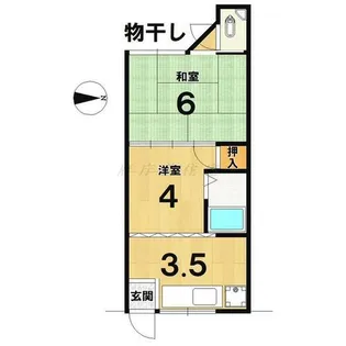 泉アパート【2階】の間取り