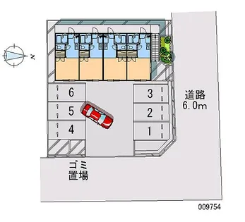 ルミエール旭【204号室】の間取り