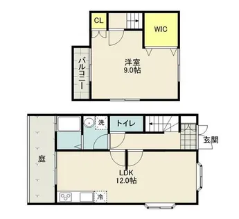 グリーンフォーレスト【B-1号室】の間取り