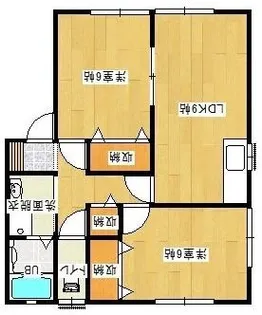 サンビレッジ中央【101号室】の間取り