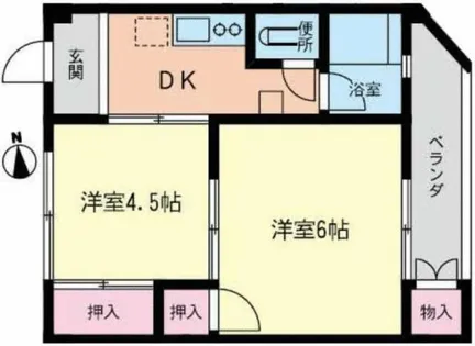 名城マンション【303号室】の間取り