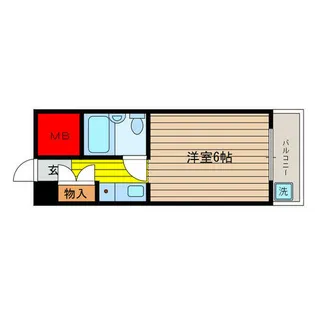 マシャンブル下阪【3階】の間取り