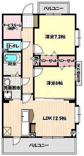 アムール サイト【401号室】の間取り