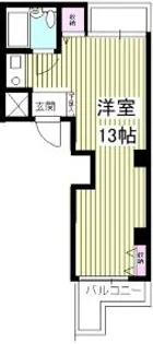 ラフィネ新栄【6階】の間取り