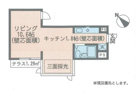 スペースブロック上新庄【406号室】の間取り