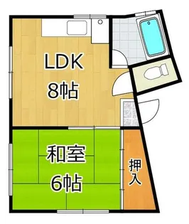 大阪府東大阪市荒本西4丁目【マンション】の間取り