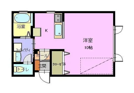 ルミナスハイツ【1階】の間取り