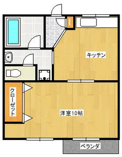 タウンコート【2階】の間取り