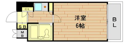 リッチハイツパークサイド【5階】の間取り