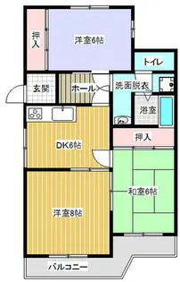 第2村田ハイツ【303号室】の間取り