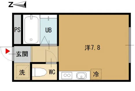 セルサス倉谷【2階】の間取り