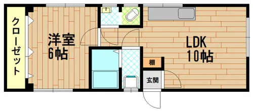兵庫県神戸市中央区神若通5丁目【マンション】の間取り