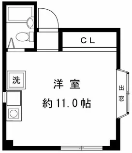 御影シーサイドクラブⅢ【3階】の間取り