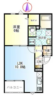 ハピネス132【2階】の間取り
