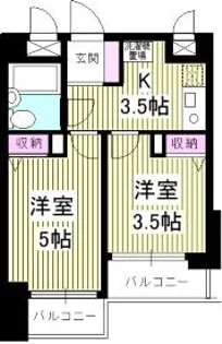 ラフィネ新栄【709号室】の間取り