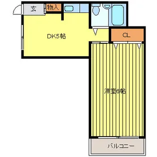 パラストミキ【2階】の間取り