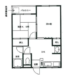 マツヤパークマンション【3階】の間取り