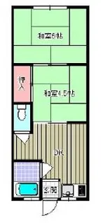 光南ハイツ202【202号室】の間取り