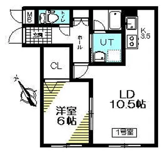 パパガーデン【301号室】の間取り