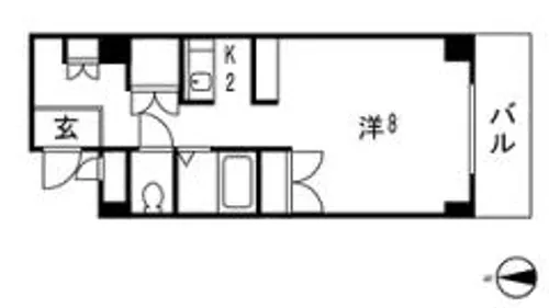 マンショントリン【2階】の間取り